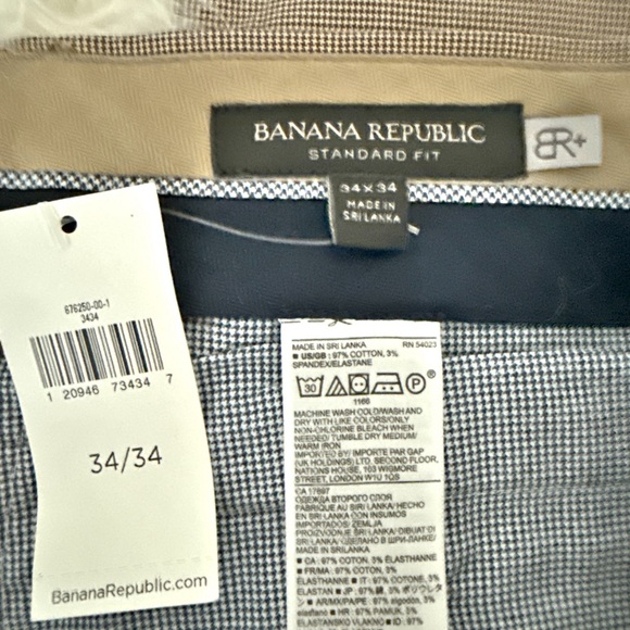 NWT Banana Republic Men's Tan Pants - Picture 3 of 5